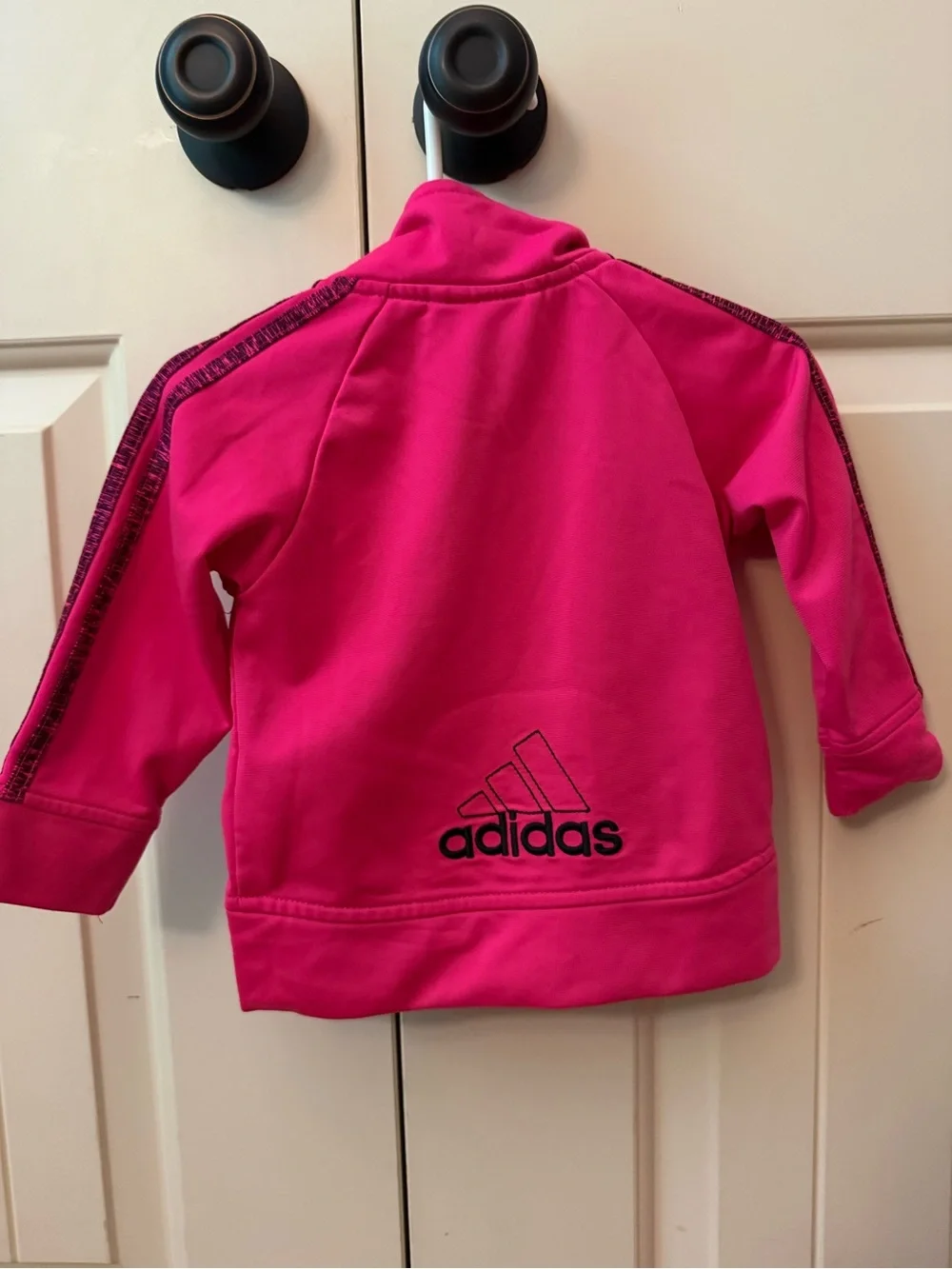 adidas Hot Pink Infant Zip Jacket